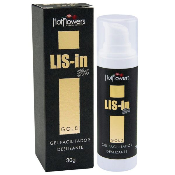 Gel Anal Facilitador 30g Lis-in Gold Hot Flowers - Sex shop