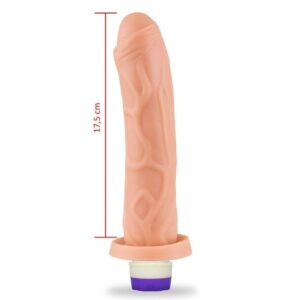 Pênis Real Fogo da Paixão com vibrador 18x4cm Hot Flowers - Sex shop