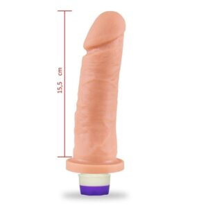 Pênis Real com vibrador Fogo da Paixão 16,5x4,5cm Hot Flowers - Sex shop