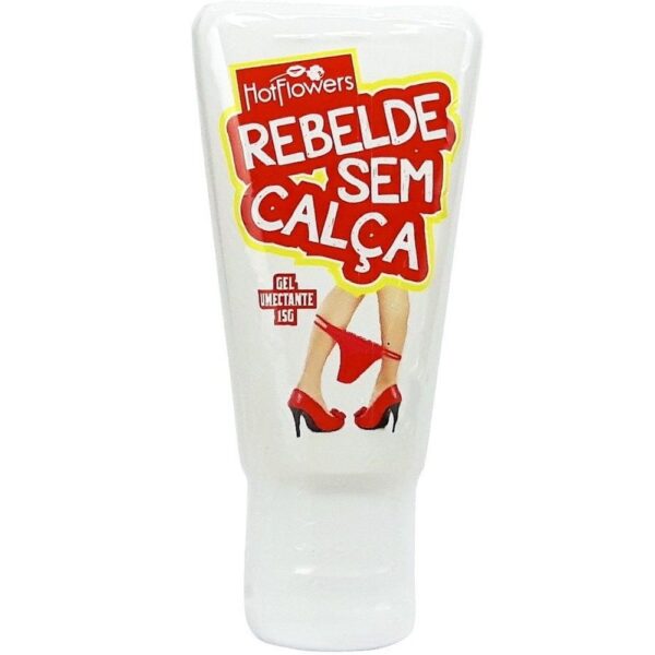 Kit 03 Lubrificante Anal Rebelde Sem Calça - Gel Anal Hot Flowers 15g - Sex shop