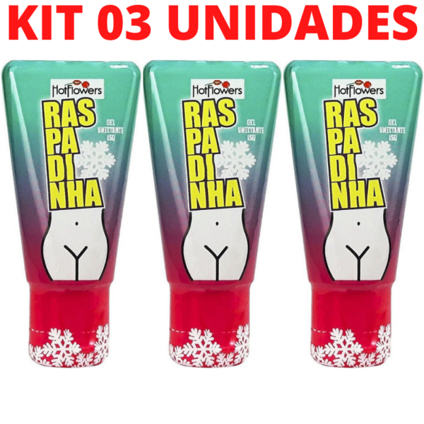 Kit 03 Raspadinha Excitante Feminino 15g Linha Brasileirinhos Hot Flowers - Sex shop
