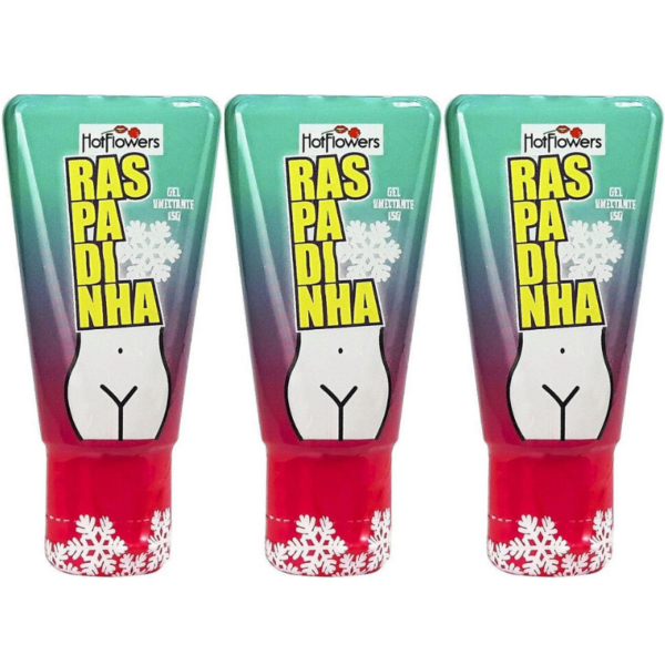 Kit 03 Raspadinha Excitante Feminino 15g Linha Brasileirinhos Hot Flowers - Sex shop