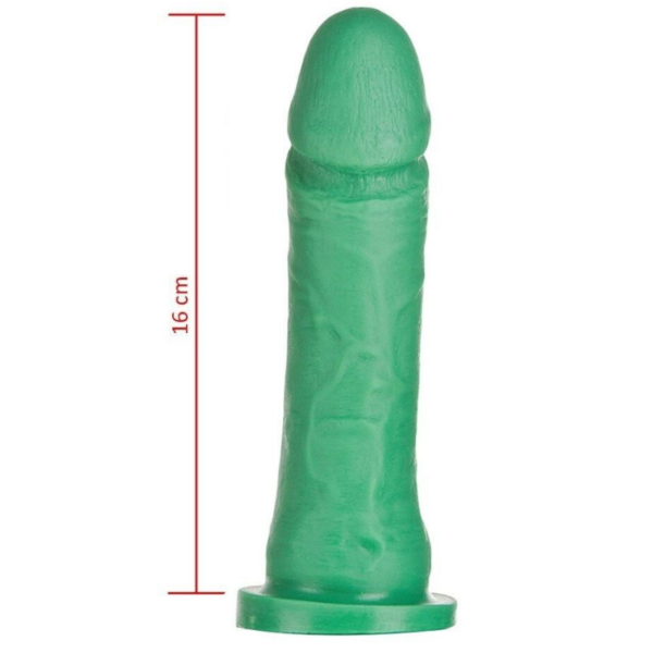 Pênis Maciço Aromatizado Maça Verde 16x4cm Hot Flowers - Sex shop