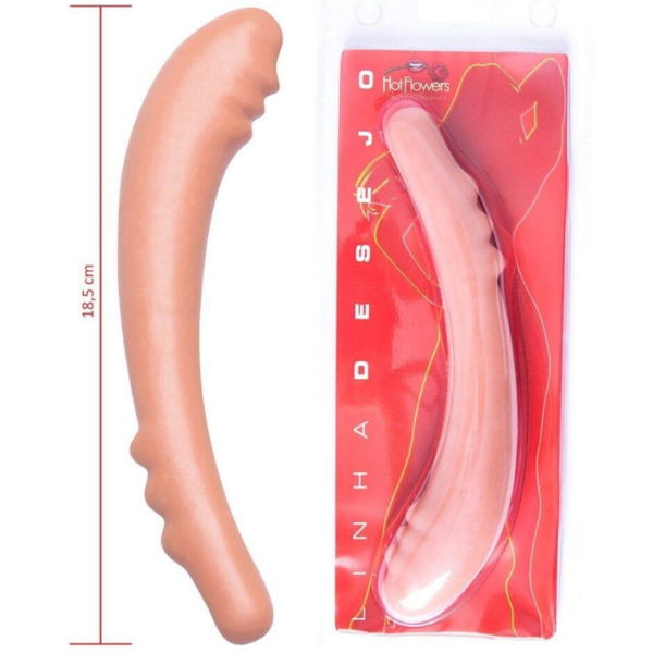 Plug Anal Desejo com Saliencias 18,5x3cm Hot Flowers - Sex shop