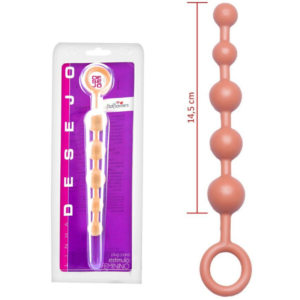 Plug anal 05 Bolinhas anais 14,5x2,3 Hot Flowers - Sexshop