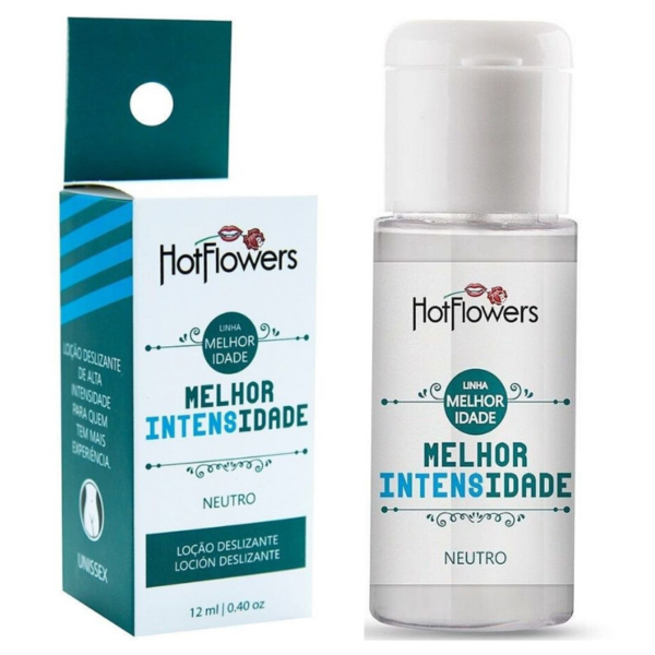 Kit 03 Lubrificante Siliconado Melhor Intensidade 12Ml Hot Flowers - Sex shop