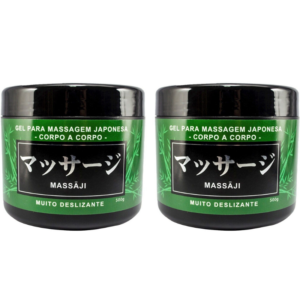 Kit 02 Lubrificante Massaji Gel massgem Corpo a Corpo 500g HotFlowers - Sexshop