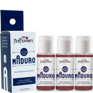 Kit 03 Maduro Estimulante Sexual Masculino 13g HotFlowers - Sex Shop