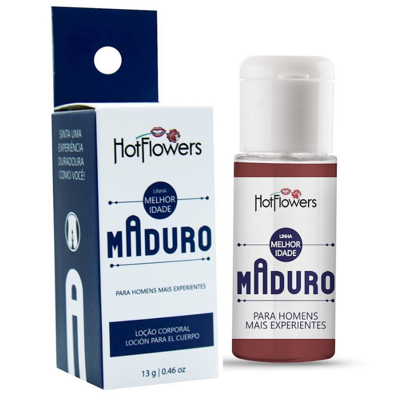 Kit 03 Maduro Estimulante Sexual Masculino 13g HotFlowers - Sex Shop