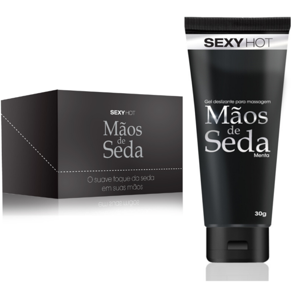 Kit 02 Mãos de Seda - Gel deslizante para masturbação 30g - Sexshop