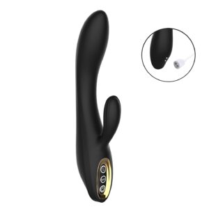 Vibrador e estimulador Clitoriano com 2 Motores - Recarregável - Sex shop