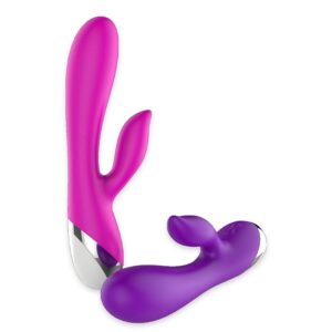 Vibrador Duplo Ponto G e Clitóris - Green Baby