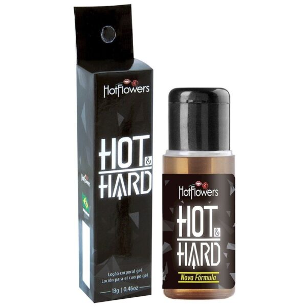 Kit 03 Gel prolongador de ereção Hot Hard 13gr Hot Flowers - Sexshop