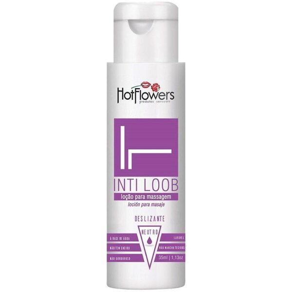 Kit 03 Lubrificante Inti-Loob 35g Hot Flowers - Sexshop