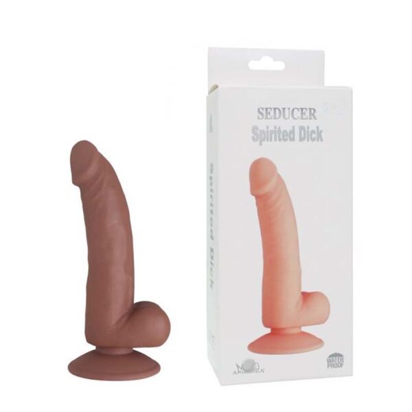 Pênis Realístico 17,5 cm com Veias Salientes e Glande - SCAPADE SPIRITED DICK APHRODISIA - Sexshop