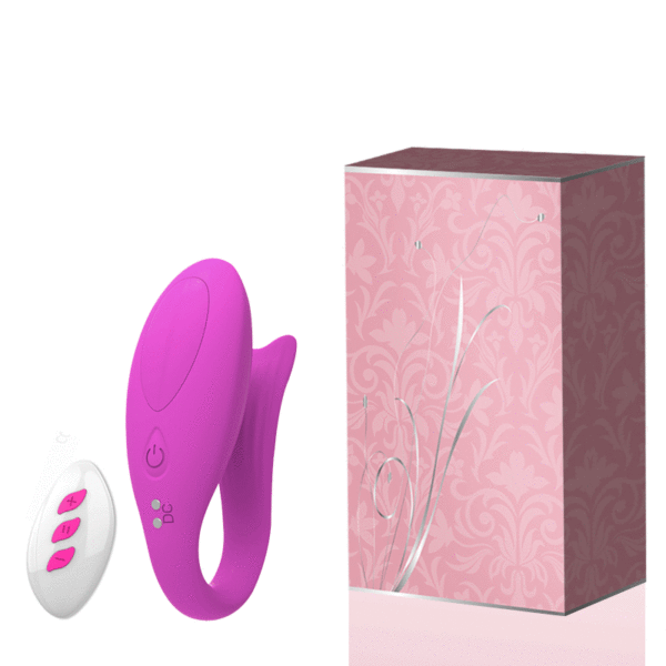 Vibrador Recarregável para Casais com Controle Wireless e 12 Modos de Vibração - Sex shop