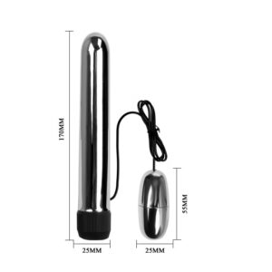 Vibrador Personal Multivelocidade de 17 cm com Bullet - MULTIPLE VIBRATOR - Sexshop