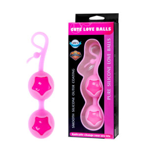 Bolas de Pompoar com Detalhes em Alto Relevo Estrela - CUTE LOVE BALLS - Sexshop