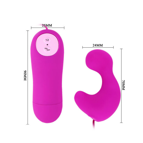 Vibrador Ponto G com 12 Modos de Vibrações - LOVE EGGS Pretty Love - Sex shop