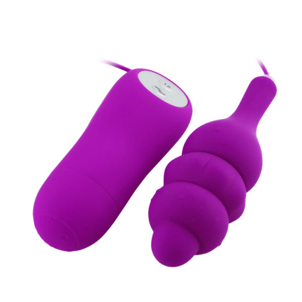 Vibrador Capsula Revestida em Silicone com 2 Texturas e 12 Modos de Vibração - PLEASURE SHELL - Sexshop