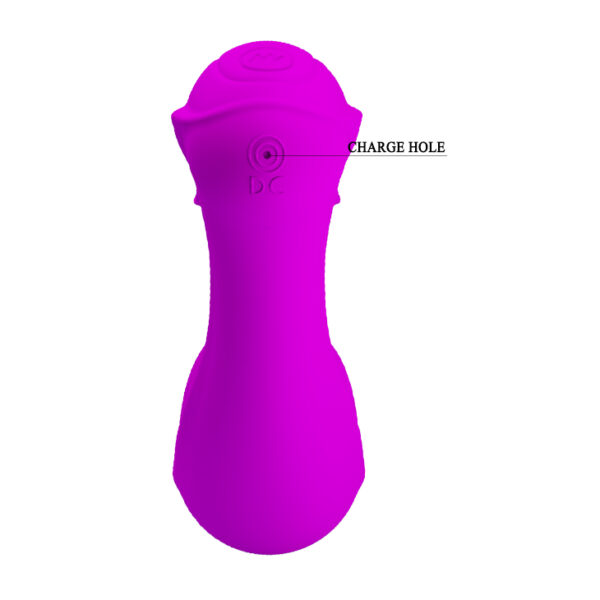 Vibrador Recarregável com Estimulador Clitoriano e 30 Modos de Vibração - PRETTY LOVE ALISS - Sexshop