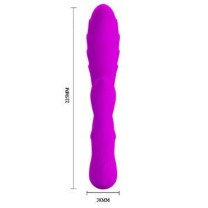 Vibrador Ponto G com Estimulador Clitoriano e 30 Modos de Vibração - PRETTY LOVE AUDDING - Sex shop
