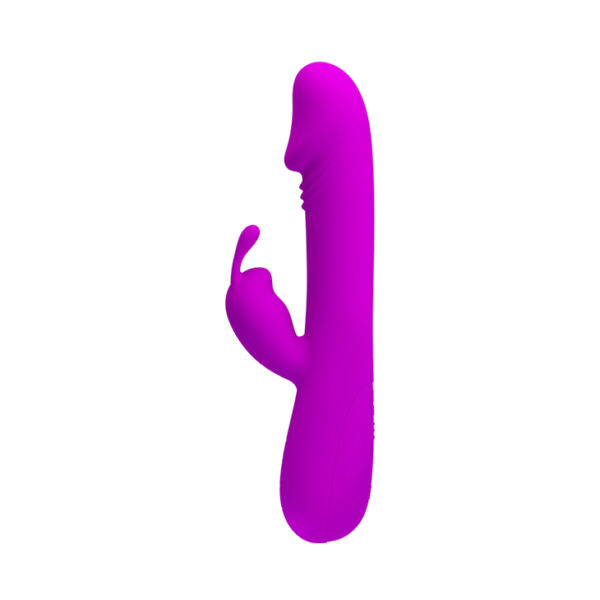 Vibrador com Detalhe de Glande, Estimulador Clitoriano e 30 Modos de Vibração - PRETTY LOVE ROBERT - Sexshop