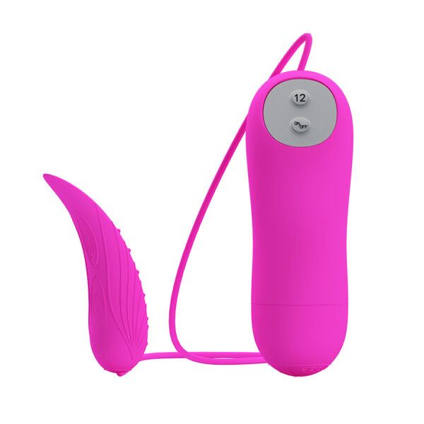 Vibrador Capsula Silicone em Formato de Língua e 12 Modos de Vibração - PRETTY LOVE ARCHER - Sexshop