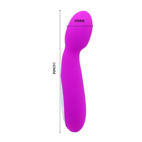 Vibrador em Silicone Recarregável Ponto G com 30 Modos de Vibração - PRETTY LOVE ARVIN - Sex shop