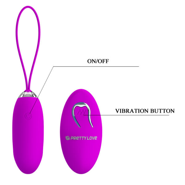 Vibrador Feminino Wireless Recarregável com PRETTY LOVE JULIA - Sex shop