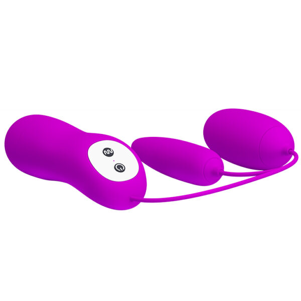 Vibrador Capsula Dupla com 12 Modos de Vibração - PRETTY LOVE IRMA - Sexshop