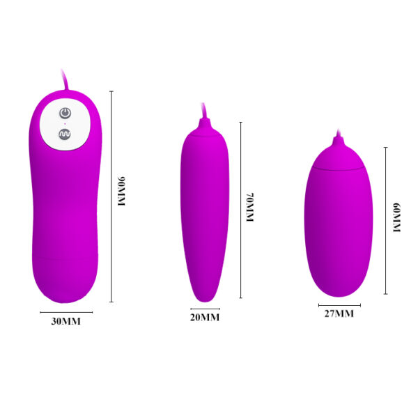 Vibrador Capsula Dupla com 12 Modos de Vibração - PRETTY LOVE IRMA - Sexshop