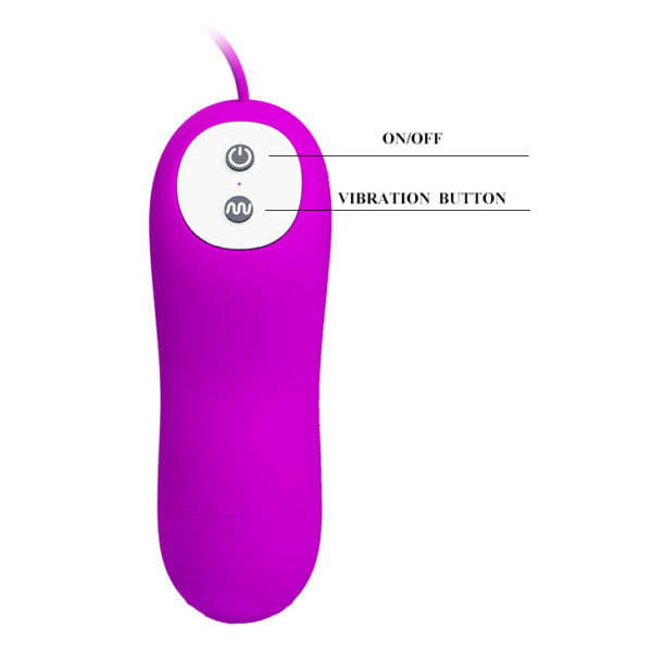 Vibrador Capsula Dupla com 12 Modos de Vibração - PRETTY LOVE IRMA - Sexshop