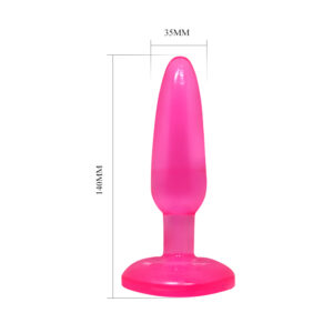 Plug Anal com Ventosa de Fixação - BUTT PLUG - Sexshop