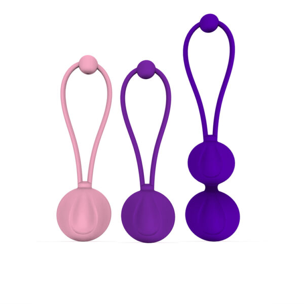 Bolas de Pompoar em Silicone para Pompoarismo com 5 Pesos - Lulu - Sexshop