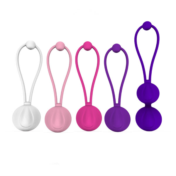 Bolas de Pompoar em Silicone para Pompoarismo com 5 Pesos - Lulu - Sexshop