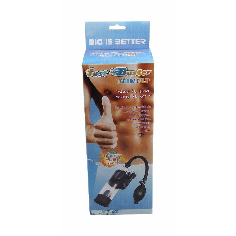 Bomba Peniana Com vibrador e Anel Regulavel - Lust Buster - Sexshop