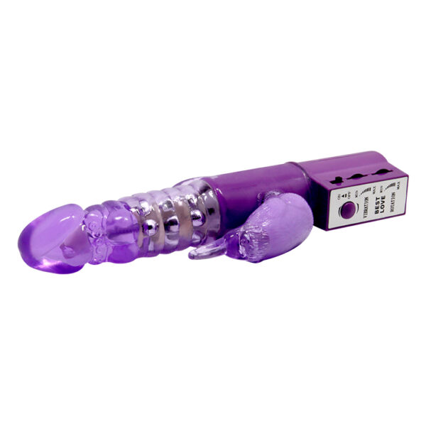 Vibrador Rotativo Escalonado com Triplo Estimulador - BAILE CHRISTINA - Sex shop