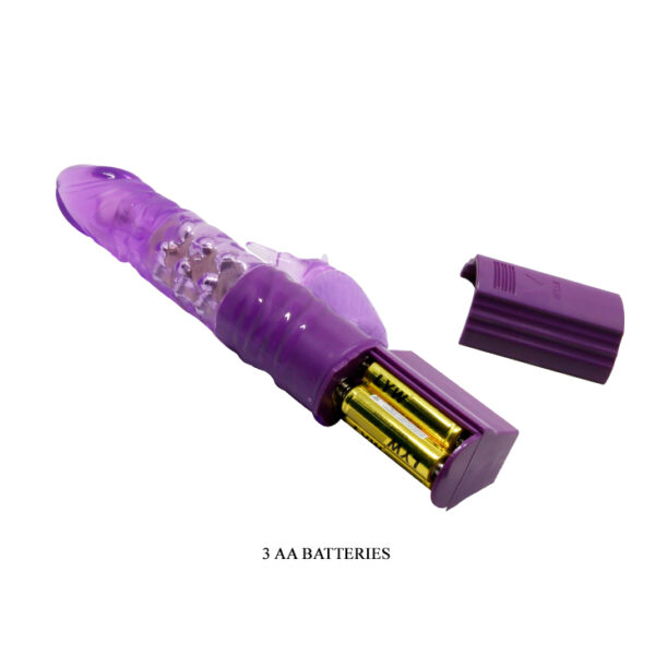 Vibrador Rotativo com Esferas Rotativas e Estimulador Clitoriano Vibratório CHRISTINA - Sex shop