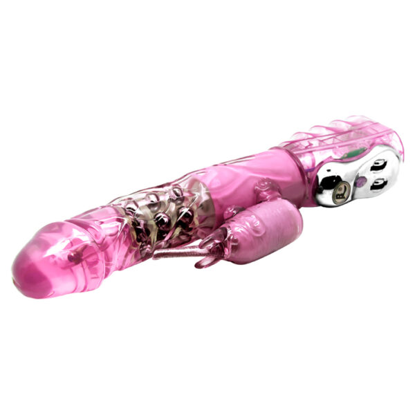 Vibrador Rotativo com Estimulador Clitorino Elefante - TRAVEL PARTNER - Sex shop