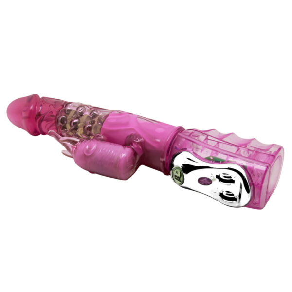 Vibrador Rotativo com Estimulador Clitorino Elefante - TRAVEL PARTNER - Sex shop
