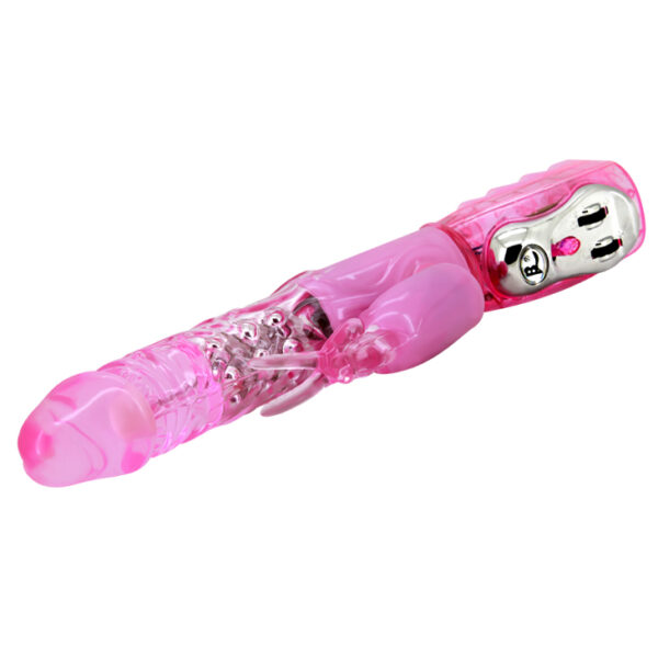 Vibrador Rotativo com Estimulador Clitoriano Vibratório - TRAVEL PARTNER - Sex shop