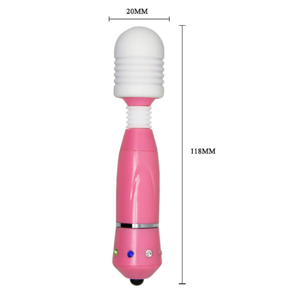 Vibrador com 3 Cabeças Removíveis - MINI ROCK - Sex shop