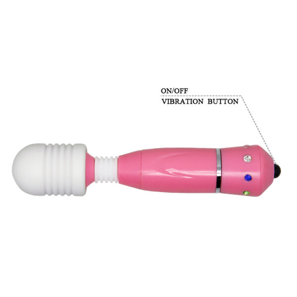 Vibrador com 3 Cabeças Removíveis - MINI ROCK - Sex shop