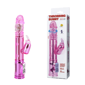 Vibrador Recarregável Rotativo Sobe e Desce com 5 Modos de Vibração - THROBBING BUNNY - Sex shop