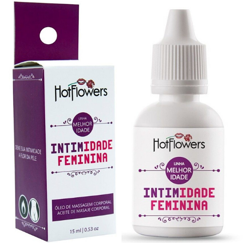 Kit 03 Intimidade Estimulante Sexual Feminino 15ml HotFlowers - Sex shop