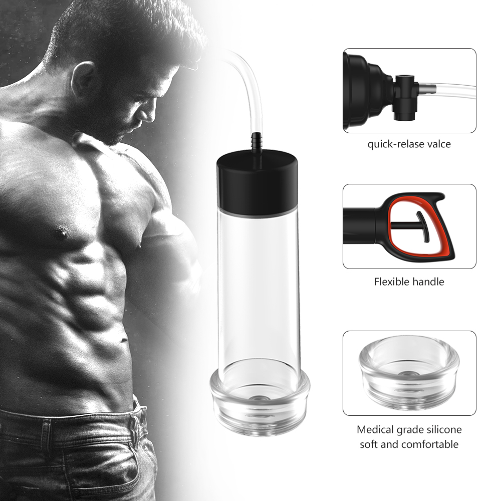 Bomba Peniana Manual com Sistema de Alavanca - Sexshop