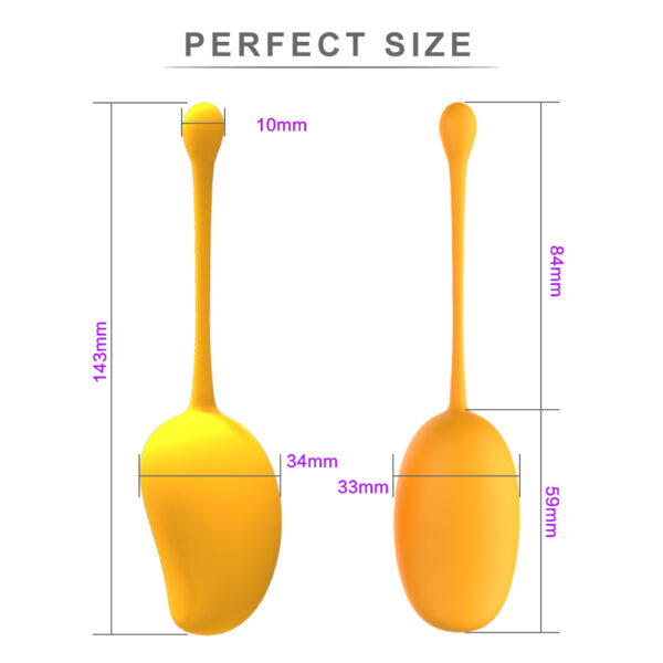 Esferas em Silicone para Pompoarismo com 6 Pesos - Mango - Sexshop