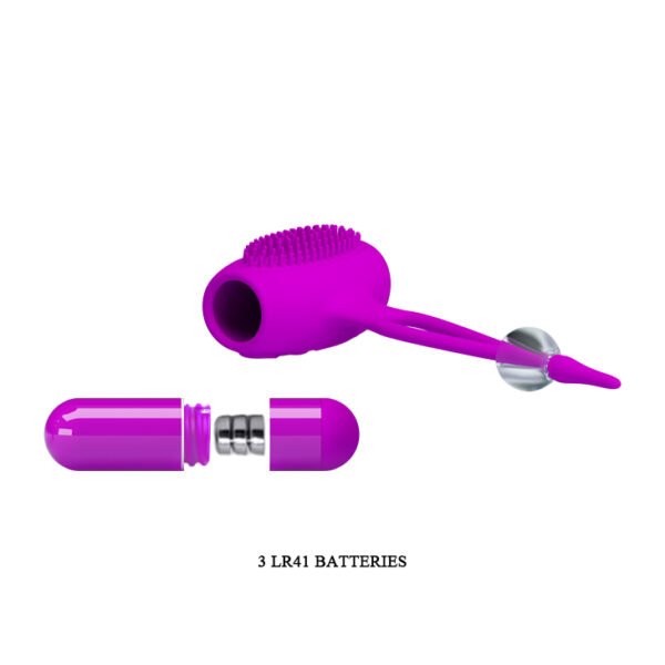 Estimulador de Seios em Silicone Vibratório com Regulagem - PRETTY LOVE BANCROFT - Sexshop