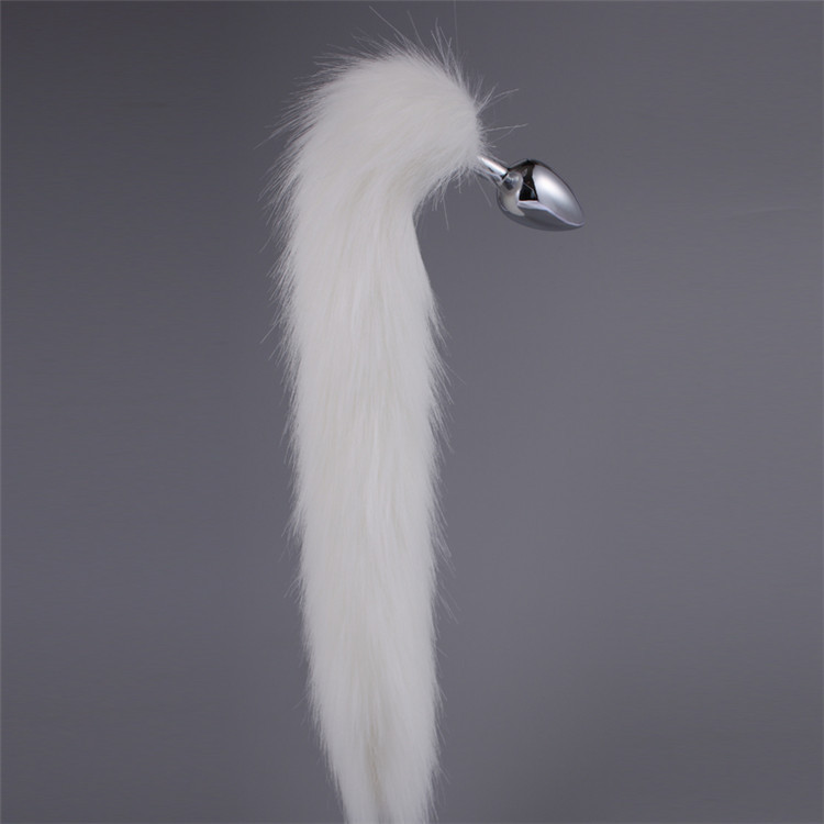 Kit com Plug Anal de Metal Grande com Cauda e Tiara com Orelhinhas - Sex shop